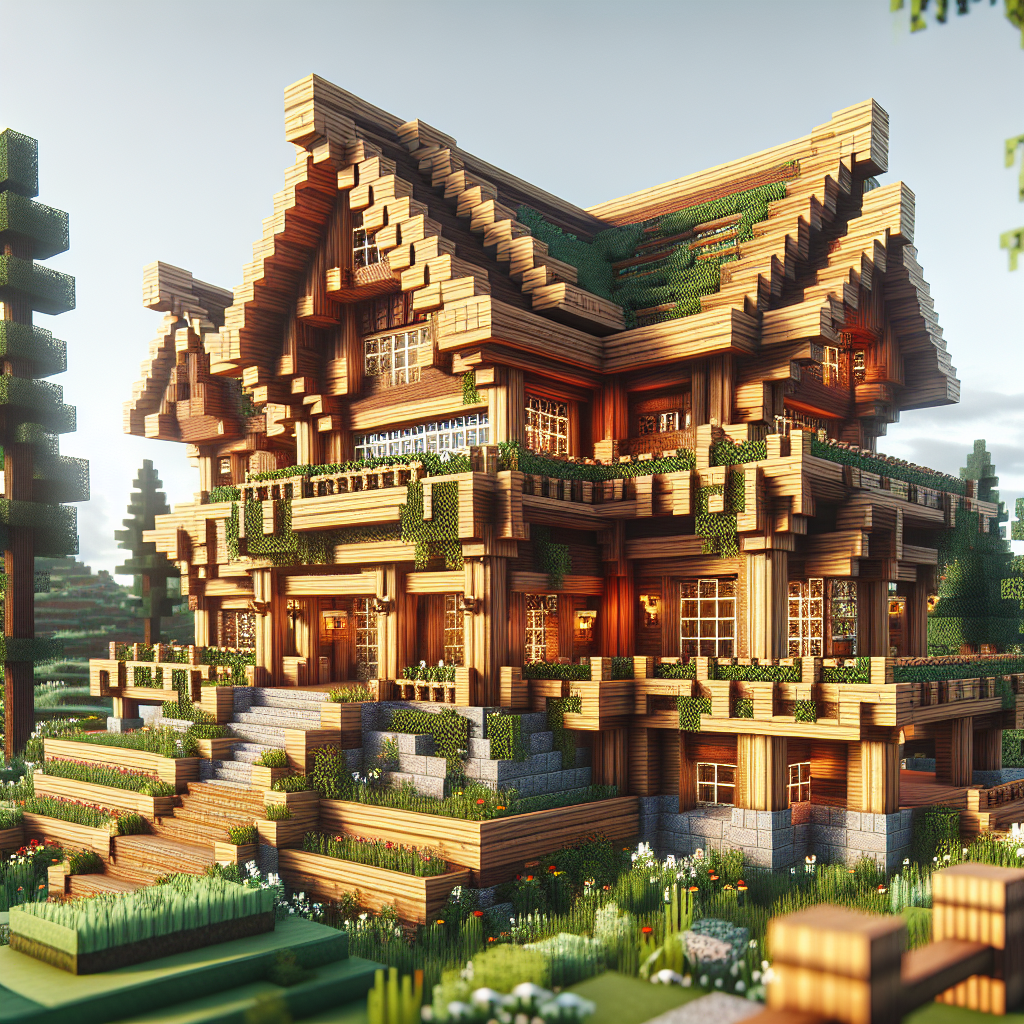 Panduan Lengkap Membangun Rumah Kayu Menakjubkan di Minecraft