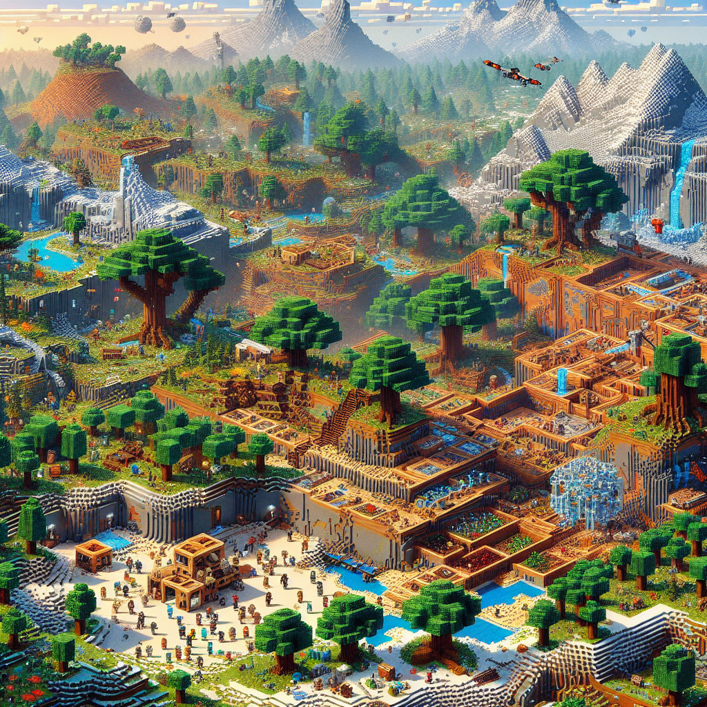 Menjelajahi Fitur Utama Server Minecraft Java Edition